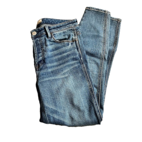 FREE PEOPLE Mid Rise Ankle Length Skinny Jean Medium Wash, Size 26 - Picture 2 of 11